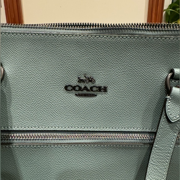 Coach Blue Leather Gallery Zip Tote | Excellent condition - Picture 9 of 9